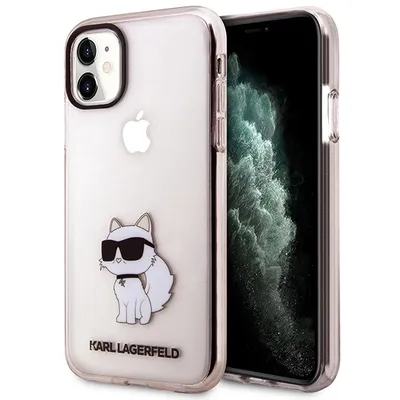 Produktbild von Fall Karl Lagerfeld Ikonik Choupette Na Iphone 11 / Xr - Różowe