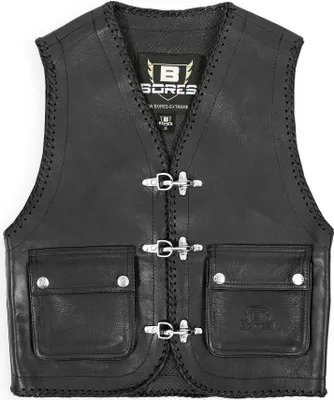 Produktbild von Bores Sunride 3 Lederweste, schwarz, 4XL