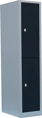 Produktbild von Spind Garderobenschrank Stahlschrank Doppelspind doppelstöckig 400 mm 523218