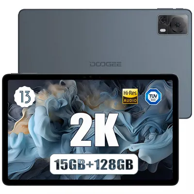 Produktbild von DOOGEE T20S Android 13 Tablet 10.4 Zoll 15GB(8+7)RAM+128GB ROM(1TB TF), 4G LTE/5GWifi/2k 2000x1200 FHD 7500mAh GPS/BT5.0/OTG, Grau