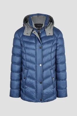 Produktbild von Barbara Lebek – Damen – Jacke Down Free mit Kapuze polar sky – Art. 10610062