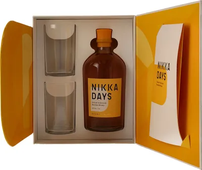 Produktbild von Whisky Nikka Days Geschenkset mit 2 Gläsern