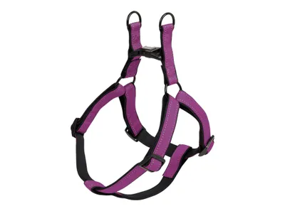 Produktbild von Nobby Classic Reflect SOFT, Hund, Zugfreier Gurt, S, Lila, Metall, Nylon, Einfarbig