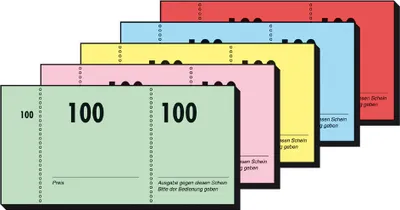 Zdjęcie produktu dla SIGEL GN101 Numerator - 1-100, 5 różnych kolorów, 105x50 mm, 100 arkuszy