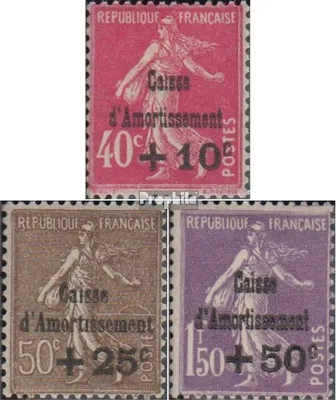 Produktbild von Briefmarken Frankreich 1930 Mi 252-254 (kompl.Ausg.) postfrisch Schuldentilgung