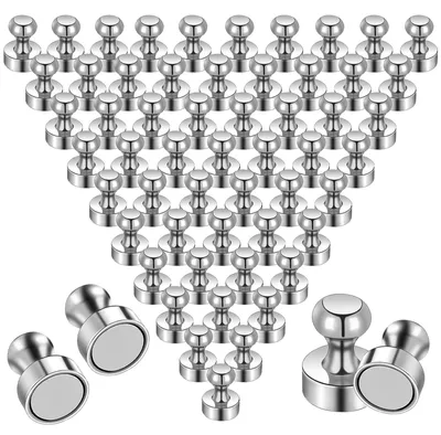 Image de 50 aimants coniques, aimants puissants, mini-aimants coniques pour réfrigérateurs, aimants en néodyme ultra-puissants, 12 x 16 mm, pour tableaux magnétiques, tableaux blancs, réfrigérateurs et bureaux.