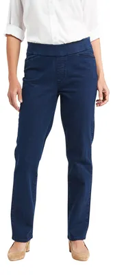 Image de Collection Chic Classic : Pantalon pour femmes, coupe classique, facile à ajuster, avec ceinture élastique, style jean