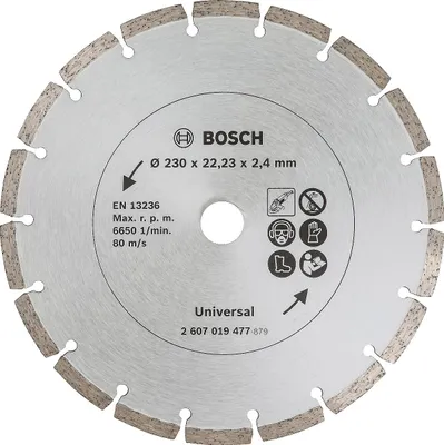 Image de Diamanttrennscheibe für Baumaterial, Durchmesser: 230 mm, 2er-Pack