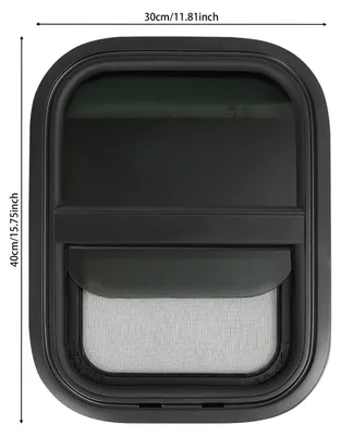 Produktbild von Schiebefenster für Wohnmobil - Caravan-Lüftungsfenster - 300 x 400 mm - Insektenschutz