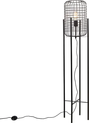 Produktbild von Industrielle Stehlampe Schwarz Bliss Vefa