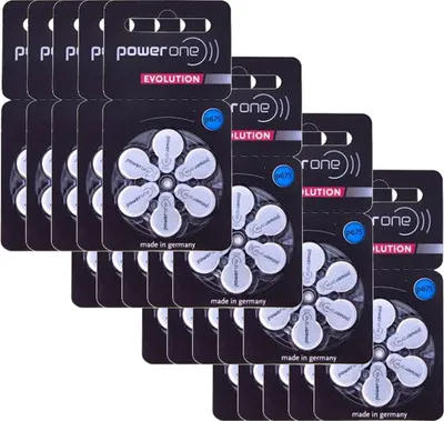 Produktbild von Varta 20x Power One EVOLUTION Gr. 675 Hörgerätebatterien 1,45V 6er Blister PR44 Blau p675