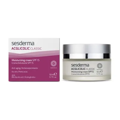 Obrázok produktu pre Sesderma Acglicolic Classic hydratačný krém Spf15 50 ml