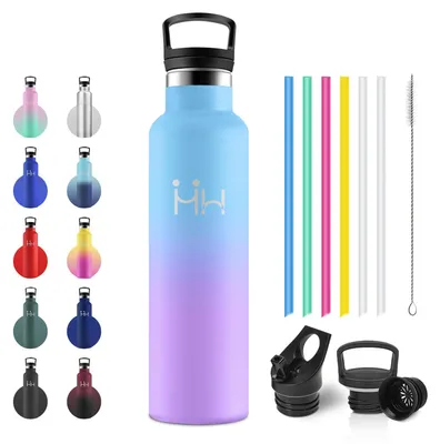 Produktbild von Trinkflasche 750ml, Thermosflasche Kohlensäure Geeignet, BPA-Frei, Auslaufsicher