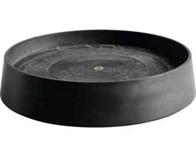 Produktbild von Blumentopf Untersetzer mit Rollen Ecopots Oslo Kunststoff Ø 45,4 cm H 10,5 cm dunkelgrau
