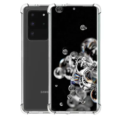 Produktbild von Smartphonica TPU Hartschalenetui für Samsung Galaxy S20 Ultra stoßfest transparent