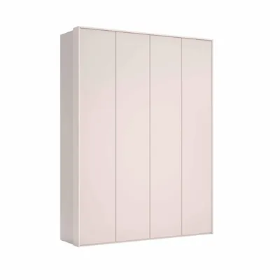 Produktbild von 4-türiger Kleiderschrank – Matt / Kaschmir – 1820 × 2400 × 550 mm