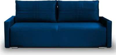 Obrázok produktu pre Pohovka - 214x76x88 cm Š/V/H - Tmavomodrá - S funkciou spania - S úložným priestorom - 2-miestna pohovka - OSLO