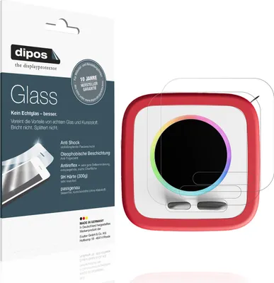 Produktbild von 2x Schutzfolie für Toni Toniebox 2 matt - Anti-Shock 9H Folie dipos Glass Kunststoffglas