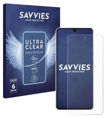 A product shot showing the packaging and a screen protector for a smartphone.