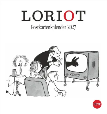 Produktbild von Loriot Postkartenkalender 2027