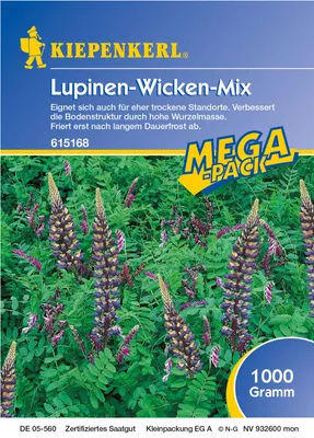 Produktbild von Kiepenkerl Gründüngungssaatgut Lupinen-Wicken-Mix 1 kg