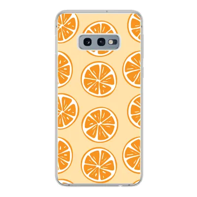 Produktbild von MuchoWow® Handyhülle Schutzhülle Hülle für Samsung Galaxy S10e Obst - Orange - Tropisch Silikon Softcase Handy Hülle - Handy