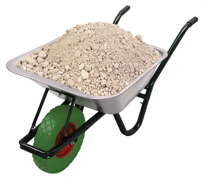 Produktbild von Bituxx Gartenschubkarre mit Polyurethan Rad Grün MS-17102