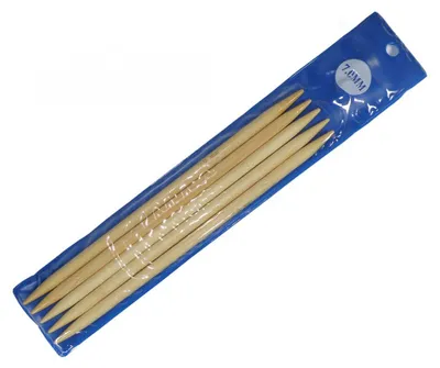 Bambus Nadelspiel Strumpfstricknadeln 20 cm mal 7.0 mm