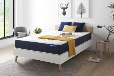 Image de Matelas Actilatex sleep 140x190cm, latex et mousse à mémoire de forme, degré de fermeté 2, hauteur :22 cm, 5 zones de confort
