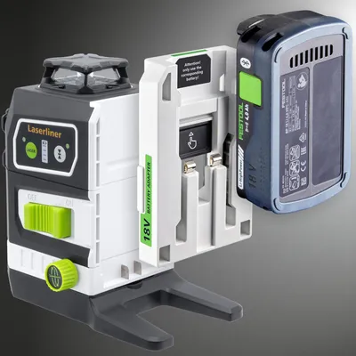 Produktbild von Laserliner Kreuzlinien-Laser Multi-18V-Serie + PowerAdapter Festool