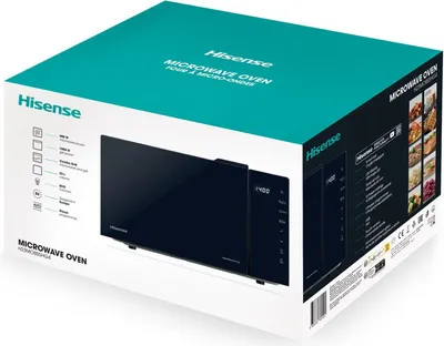 Produktbild von Mikrowelle Hisense H23MOBS5HG4 23L 800W Grill 10 Leistungsstufen 8 Programme Digital