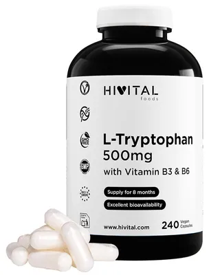 Obrázek produktu pro L-Tryptofan 500 mg | 240 veganských kapslí