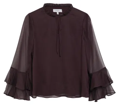 Image de Chemise fluide couleur lilas/rose, taille 40