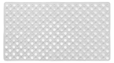 Produktbild von Badewannenmatte mit Saugnäpfen, rutschfeste Badewannenmatte mit Abflusslöchern, maschinenwaschbar, für Badezimmerboden und Badewanne