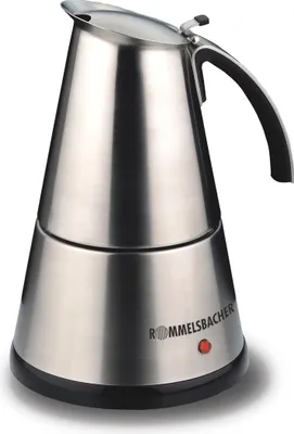 Obrázok produktu pre Rommelsbacher EKO 366/E, Elektrická moka kanvička, 365 W, Nerezová oceľ