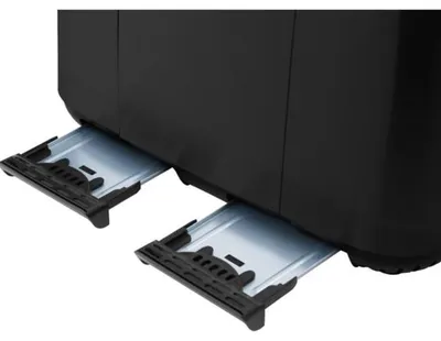 Produktbild von ECG ST 4768 Timber, 4 Scheibe(n), Schwarz, Edelstahl, Edelstahl, Tasten, 1850 W, 220 - 240 V