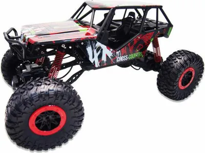 Image de AMEWI 22216 Amewi RC Crawler Crazy Rock 4WD 1:10 RTR rot /14+