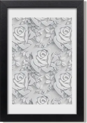 Produktbild von Bild 20x30 MDF-Rahmen, Wandkunst Rosen