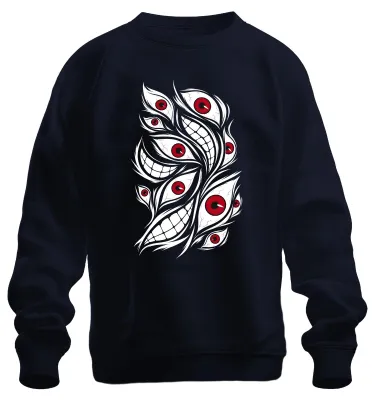 Productafbeelding van Seraphim, Bijbels correcte Japan Y2K, zweetshirt, trui, marineblauw, maat S