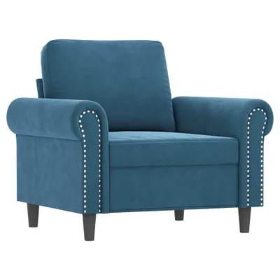 Produktbild von Sessel Blau 60 cm Samt