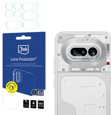 Obrázok produktu pre Ochranné sklo 3MK na objektív fotoaparátu pre telefón Nothing Phone (4a)