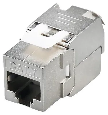 Produktbild von RJ45 Keystone-Buchse, werkzeugfreie Anschluss, Hochgeschwindigkeitsleistung, Katze7