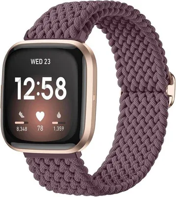 Immagine prodotto di Cinturino in nylon sportivo per Fitbit Versa 4/Versa 3 e Sense 2/Sense, cinturino regolabile e sostituibile, comodo e resistente