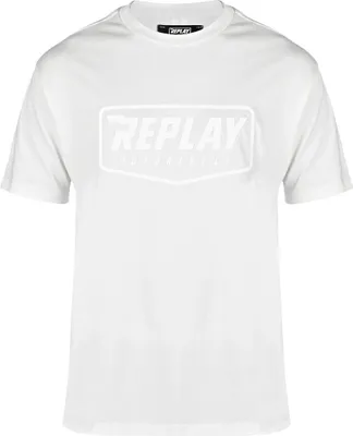 Produktbild von Replay Logo T-Shirt, weiß, 3XL