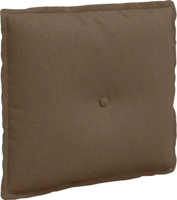 Zdjęcie produktu dla vidaXL Poduszka na plecy brązowa 50 x 19 x 45 cm tkanina