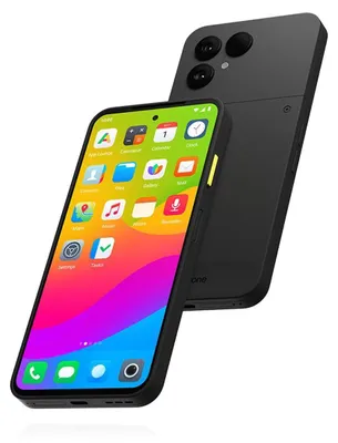 Produktbild von Fairphone The (Gen 6), 16 cm (6.31"), 8 GB, 256 GB, 50 MP, Android 15, Schwarz