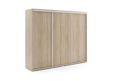 Zdjęcie produktu dla Szafa A24 sonoma, przesuwna - 250 x 62 x 215 cm
