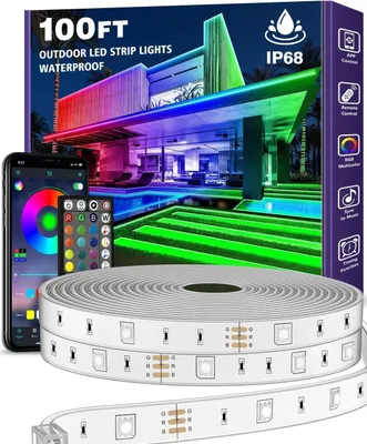 Immagine prodotto di Striscia LED RGB impermeabile IP68 da 30 metri con telecomando e app AILBTON