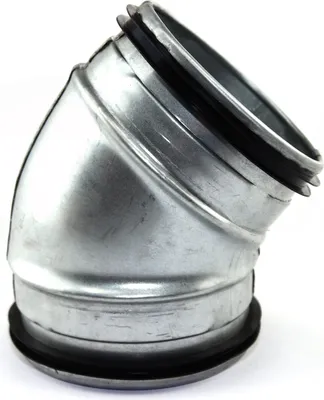 Produktbild von 45° Bogen Wickelfalz Dichtung Winkel Lüftung Wickelfalzrohr  Ø 150 mm
