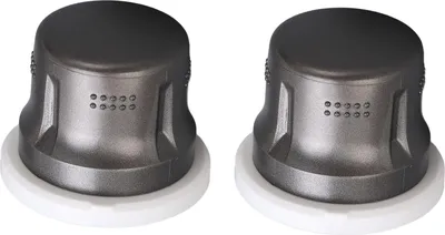 Image de 2 pièces Couverture de bouton dede climatisation 55925-0E050 remplacement pour Toyota Highlander 2009 à 2013
